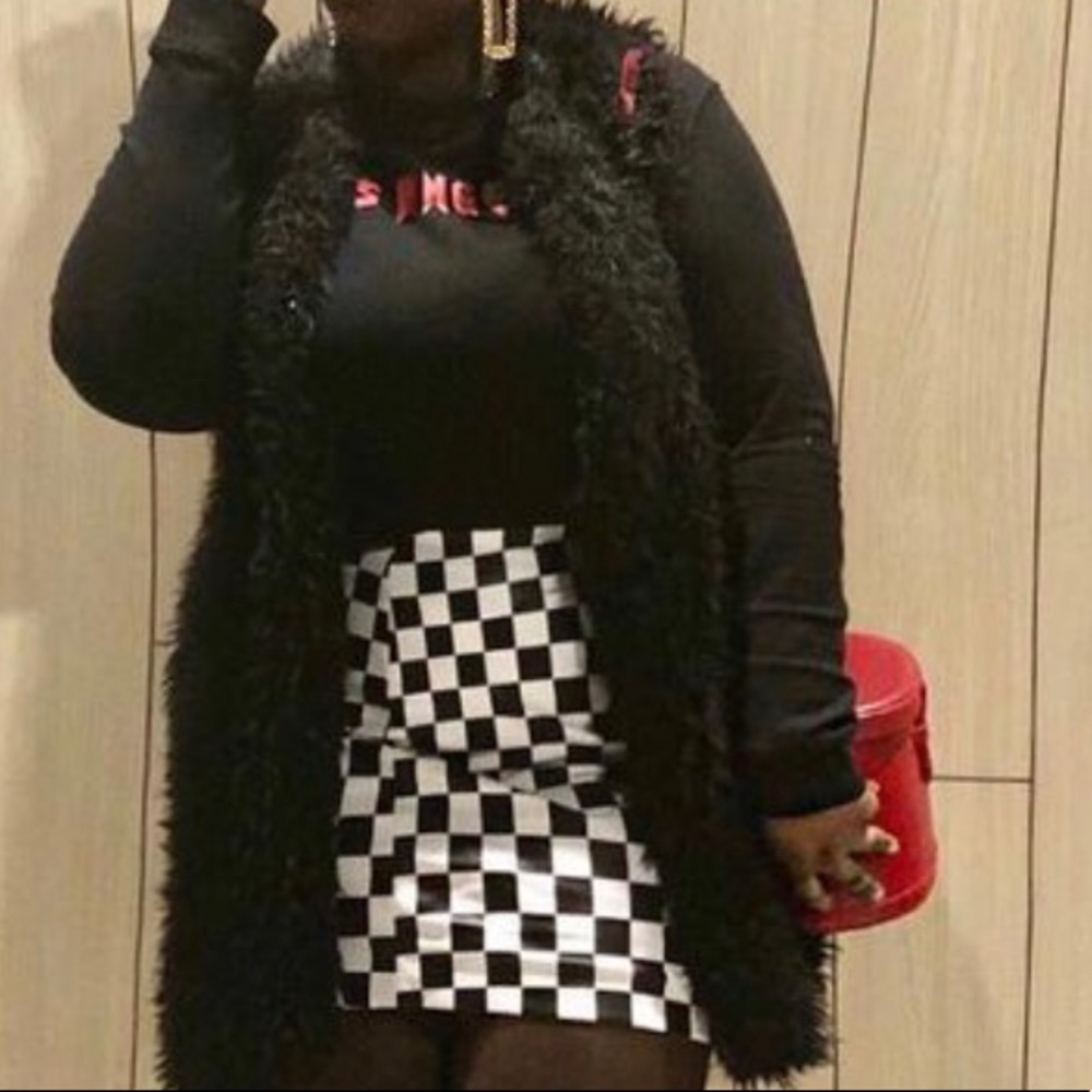 Plus Size Forever 21 Checkered Skirt